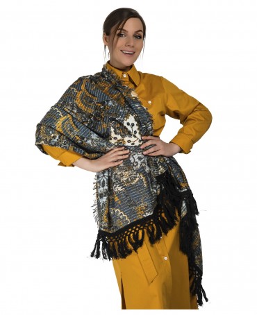 Палантин Унисекс W.FR240-PERSE/GRIS